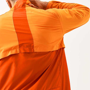 Custom Breathable Half-Zip Windbreaker <b>Jacket</b> Long Sleeve Sportswear Outdoor Activity Unisex Running OEM Service <b>Jacket</b> For Man - Product Image 3