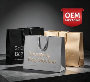 Bolsas de Papel Personalizadas con Relieve para Marcas de Ropa, Bolsas de Papel Personalizadas para Vestidos, Ropa y Boutiques al por Mayor - Product Image 5