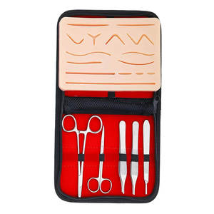 Kit de pratique de suture chirurgicale de qualité supérieure pour la formation médicale, avec matériaux et instruments de suture cutanée réutilisables, par Tegra - Product Image 5