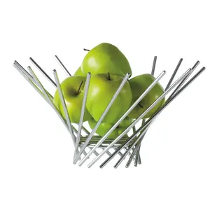 Bol décoratif en métal de designer pour un style intérieur luxueux, bol artisanal en métal fait main pour une décoration contemporaine de la maison, sûr et élégant. - Product Image 1