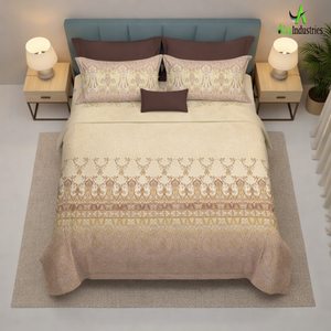 Juego de Ropa de Cama de Algodón de Lujo Tamaño King |   Tela Suave y Transpirable de Primera Calidad |   Construcción sin juntas ni uniones visibles |   Calidad de Hotel - Product Image 4