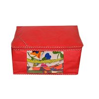Housse de rangement non tissée durable et légère pour vêtements, ensemble de housses pour saris, sac de rangement pour garde-robe pour costumes, lehengas et robes 45x35x21cm