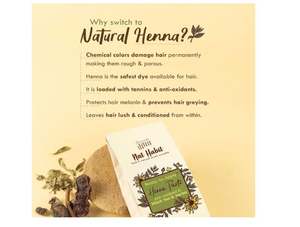 Nat Habit Pasta de Henna Lista para Aplicar y Polvo de Índigo Orgánico – Combo de Coloración Natural para Cabello Negro - Product Image 4