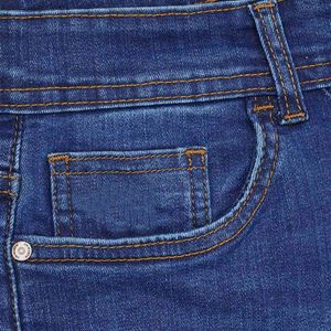 Jeans Elásticos de Alta Calidad para Hombre, de Secado Rápido, Corte Ajustado, Estilo Vintage, Rotos, Casuales, de Mezclilla, Estilo Urbano, Tipo Cargo - Product Image 6