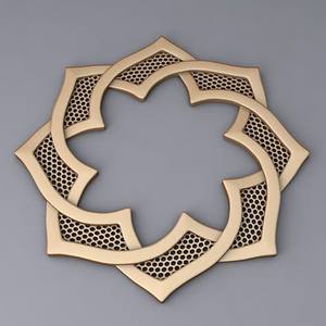 Magnífica decoración de pared de metal para interiores contemporáneos, elegante escultura colgante de hierro para decoración de pared. - Product Image 4