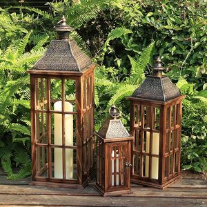 Trusted Manufacturer Handmade Wooden <b>Lantern</b> For <b>Tea</b> <b>Light</b> Candle Rustic Decoration For Festivals And Wedding Events - Product Image 1