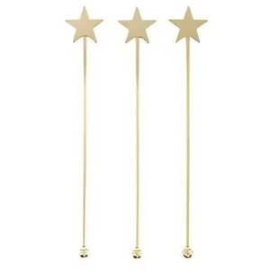 Agitador de Cócteles con Mango Trenzado Dorado, Mezclador de Bebidas de Acero Inoxidable Reutilizable de Lujo, Cuchara de Bar de Metal de Grado Alimenticio, Juego de Regalo Personalizado - Product Image 5