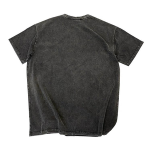 Camiseta de Hombre de Alta Calidad, Estilo Lavado Ácido, Ropa Urbana, Transpirable, Cómoda, 100% Algodón, Corte Holgado - Product Image 2