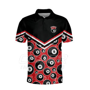 เสื้อบิลเลียดไซส์ใหญ่ระบายอากาศได้ดี พร้อมโลโก้สั่งทำ ผ้าเนื้อเบา ชุดทีม สำหรับขายออนไลน์ - Product Image 4