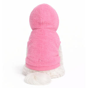 Ropa personalizada para mascotas, ropa de invierno, abrigos con capucha de lana sherpa, chaqueta sin mangas personalizada con MOQ bajo - Product Image 2