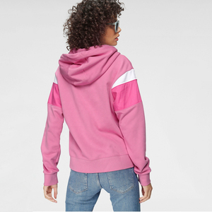 Custom Women Pink <b>Zip</b> <b>Up</b> Hoodie Colorblock Fleece Sport Tracksuit Jacket Casual Embroidered Oversized Streetwear Sweatshirt Best - Product Image 4