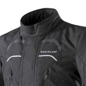 Veste de tourisme longue en textile pour hommes, résistante à l'abrasion, protection CE niveau 1 2, fabricant OEM, fournisseur en gros - Product Image 4