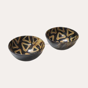 ชามเขาสัตว์ธรรมชาติสำหรับอาหารที่เสิร์ฟโดยปราศจากสาร BPA เป็นมิตรต่อสิ่งแวดล้อมและเป็นเอกลักษณ์ - Product Image 3