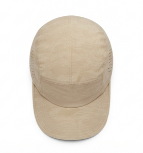 Factory Custom UPF 50+ Unisex Beige Breathable Polyester Running Cap Casual Outdoor Sports Travel Quick Dry All Seasons Adult - Product Image 4