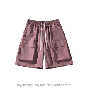 Shorts cinq poches, fond blanc, vêtements de travail d'été, décontractés, sport, gym, imperméables, séchage rapide, motif - Product Image 3