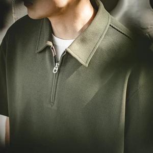 Nuevas Camisetas de Golf Transpirables para Hombre, de Secado Rápido, Corte Americano, 100% Algodón Texturizado, Polo Deportivo de Alto Rendimiento, Casual - Product Image 2