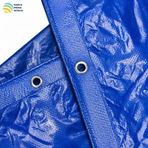 High Quality Blue Silver PE Tarpaulin <b>Sheet</b> 4x6m 150 GSM Waterproof UV Resistant Heavy Duty <b>Plastic</b> Tarp Cover - Product Image 6