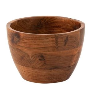 Tazón de Madera Natural Sólida Hecho a Mano de la Mejor Calidad para Ensaladas, Frutas, Bocadillos, Decoración de Cocina y Mesa de Comedor para Venta de Exportación - Product Image 2