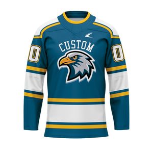 Maillots de hockey sur glace unisexes d'équipe à prix réduit personnalisés - Product Image 3