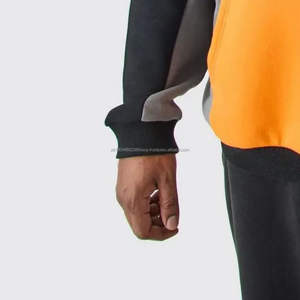 Sweat-shirt à capuche en coton 100% poids lourd pour homme, épaules tombantes, taille plus, avec logo imprimé personnalisé, style hiver - Product Image 3