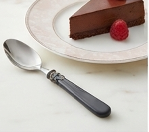 Vintage Flatware <b>Set</b> With <b>Black</b> Handles And Silver Plated <b>Cutlery</b> For Wedding Tabletop And Restaurant Use - Product Image 2