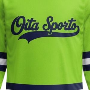 Maillot de hockey sur glace sublimé vert citron pour hommes, col en V, rayé, en polyester, pour le sport, les matchs et les tenues d'équipe - Product Image 5