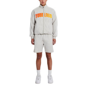 Ensemble chemise et short d'hiver pour homme imprimé sur mesure, ensemble 2 pièces, 100% coton, respirant et écologique - Product Image 1