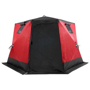 "4-6 Person Insulated Winter Ice Fishing <b>Tent</b> 50 Sq Ft Fishable Area Portable Thermal Ice Shanty" - Product Image 1