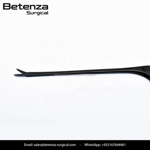 กรรไกรตัดหูขนาดเล็กคุณภาพสูง Bellucci สีดำ สำหรับเคลือบผิวด้วยเหล็กกล้าไร้สนิมเกรดทางการแพทย์ SUS 420J1 ชุดเครื่องมือแพทย์แบบใช้มือสำหรับหู คอ จมูก - Product Image 2