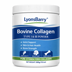 Collagène bovin de type I et III en poudre, complément alimentaire pour la santé des articulations, de la peau et des os, fournisseur OEM GMP pour l'exportation - Product Image 1