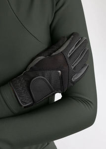 Guantes de entrenamiento ecuestre profesionales con logotipo personalizado, suministro al por mayor, guantes de equitación de cuero ultra transpirables para invierno, servicio OEM. - Product Image 5