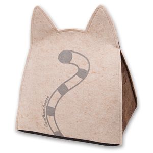 Cuccia Pieghevole per Gatti con Giocattolo, Design con Orecchie da Gatto, Ideale per Viaggi - Product Image 5