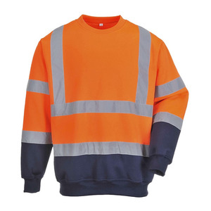 Sweat-shirts de sécurité pour chantiers extérieurs offrant isolation, durabilité et forte visibilité pour les longues journées de travail exigeantes - Product Image 6