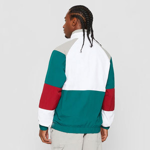 เสื้อแจ็คเก็ตกันลมผู้ชายแบบ Color Blocking คุณภาพดีที่สุด เสื้อแจ็คเก็ตกันลมผู้ชาย ไนลอน โพลีเอสเตอร์ สำหรับกิจกรรมกลางแจ้ง น้ำหนักเบา มีซิป - Product Image 4