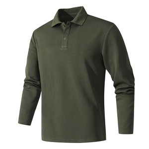 Polo de Golf para Hombre de Alta Calidad al por Mayor, Corte Regular, de Secado Rápido y Diseño Bordado, Color Sólido - Product Image 3