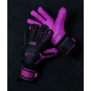 Gants de gardien de but professionnels en silicone injecté sur le dos et contact en Lycra sur la paume, avec sangle intégrée – Qualité supérieure – Offre spéciale - Product Image 5