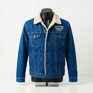 Wholesale <b>Men's</b> Winter Denim <b>Jacket</b> Windproof Thick Fleece Warm <b>Men</b> Fashion Casual Fur Collar <b>Jacket</b> - Product Image 6