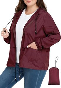 OEM Color Block Windbreaker Jacket Manufacturer Women's Lightweight Sports Windbreaker Jacket Waterproof Hooded Windbreaker - Product Image 1