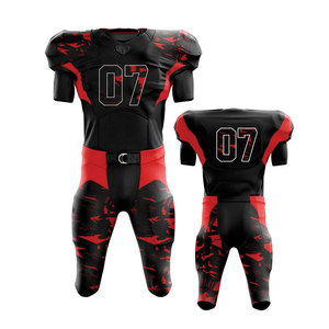 Ensemble d'uniformes de football américain de haute qualité, légers, respirants et très populaires, design OEM - Product Image 1
