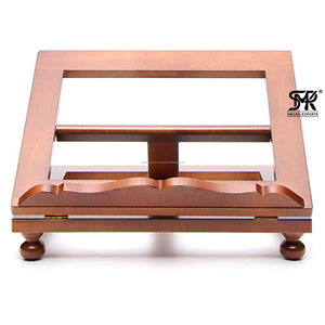 Adjustable Eco-Friendly Handmade Wooden Book Stand <b>Foldable</b> Reading Holder for Quran Bible Cookbook Laptop <b>Desk</b> Stand Home - Product Image 2