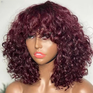 Perruque <span class=keywords><strong>Courte</strong></span> Bouclée Afro-Kinky en <span class=keywords><strong>Cheveux</strong></span> Humains Pas Chère, <span class=keywords><strong>Coupe</strong></span> Bob Pixie, Perruque en Dentelle <span class=keywords><strong>pour</strong></span> Femmes Noires - Product Image 6