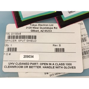 TOKYO ELECTRON TEL D119348 <b>SPACER</b>, SPUTTER - Trusted Global Legacy Semiconductor Equipment and Parts at - Product Image 4