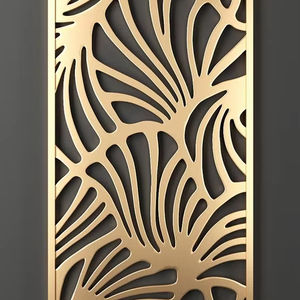 Panel Decorativo de Metal Cortado con Láser CNC, Estilo Art Deco, para Bodas, Valla de Privacidad, Separador para Jardín, Balcón, Patio e Interior - Product Image 1