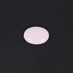 Agate rose naturelle en dentelle, 13,3 carats, 23x17mm, forme ovale, Shilpi Impex, pierre précieuse en vrac pour la fabrication de bijoux - Product Image 3