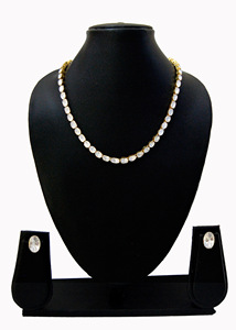 Conjunto de Collar y Pendientes con Diamantes CVD Cultivados en Laboratorio y Tanzanita, Chapado en Oro Amarillo de 14K, Joyería de Lujo Certificada, Regalo de Compromiso - Product Image 1