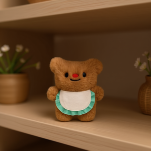 Ornamento Decorativo a Forma di Orso con Grembiule, 1 Pezzo, Decorazione per la Casa - Product Image 3