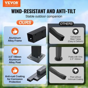 Pergola extérieure moderne en aluminium de 10' x 13' avec auvent rétractable, abri solaire, gazebo - Product Image 2