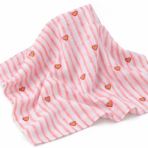 Tela de Voile de Algodón Peinado 60S60S Ligera Estampada a Mano Pinksa, 90 GSM, 43/44" de Ancho, Patrón Floral Unisex - Product Image 2