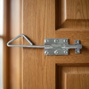 Premium Quality French Style Iron <b>Bar</b> Bolt <b>Door</b> Latch for Residential for Wooden <b>Doors</b> Gates and <b>Security</b> Hardware For Sale - Product Image 5