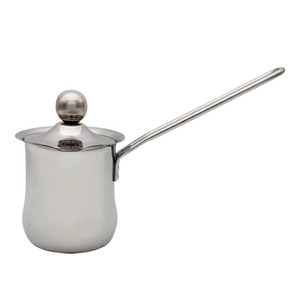 Cafetera Turca de Alta Demanda, Forma Redonda, Metal de Cobre, Diseño Tradicional con Asa de Madera, Herramientas para Café y Té, Percolador - Product Image 2